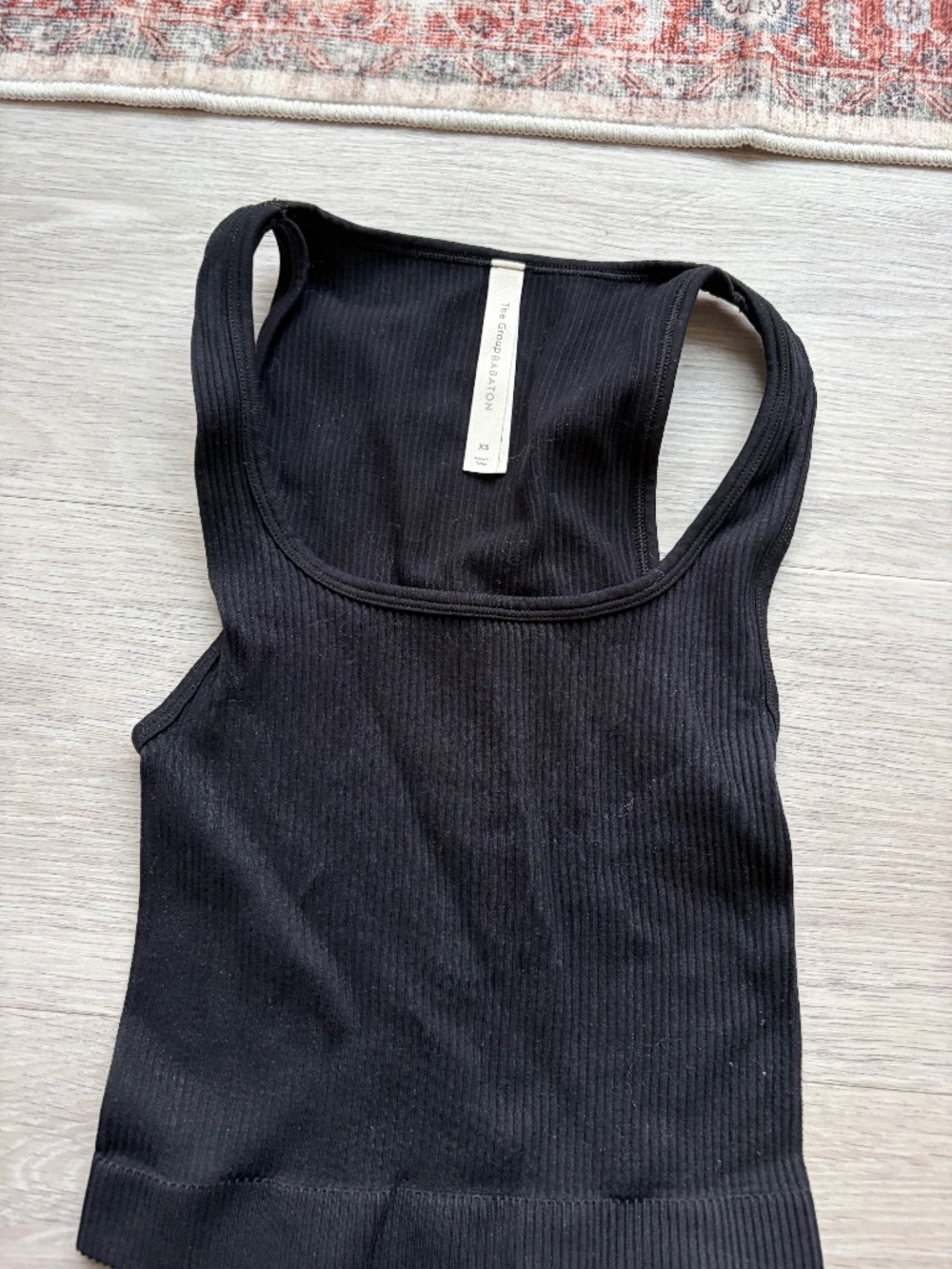 Black crop top